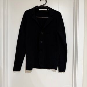 Uniqlo x Lemaire Black Knit Blazer Cardigan